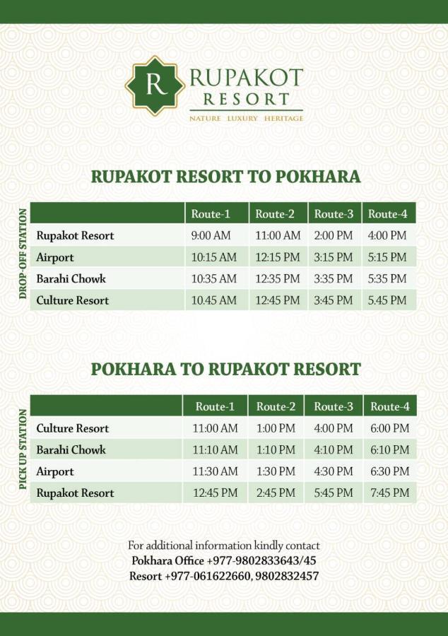 Rupakot Resort Pokhara Exteriör bild